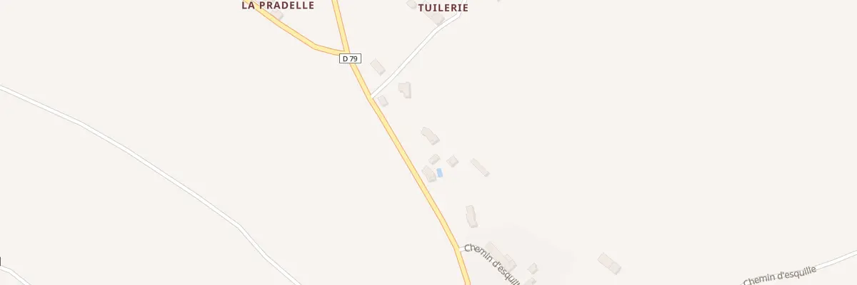 Plan du 539 La Tuilerie à Trébons-sur-la-Grasse
