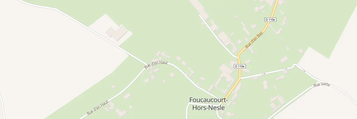 Plan du 5 Rue d’En Haut à Foucaucourt-Hors-Nesle