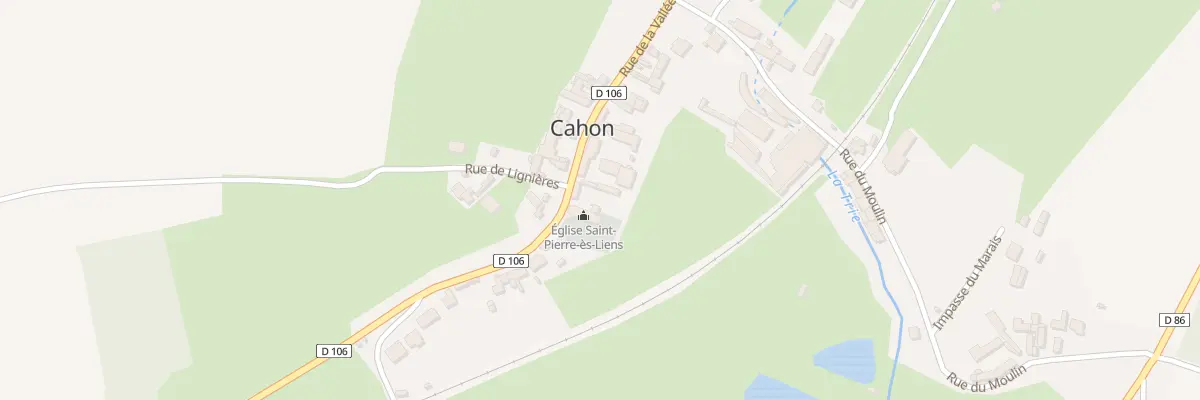 Plan du 40 Rue de la Vallée à Cahon