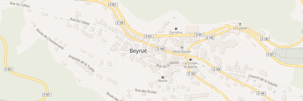 Plan du 5625 Rue Jean Moulin à Beynat