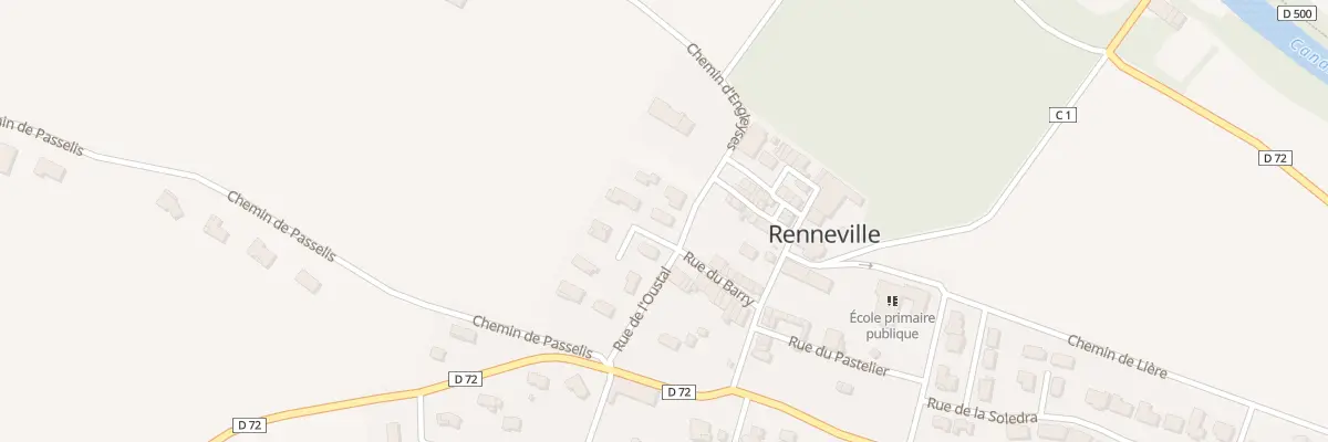 Plan du 1 Lot La Prairie à Renneville