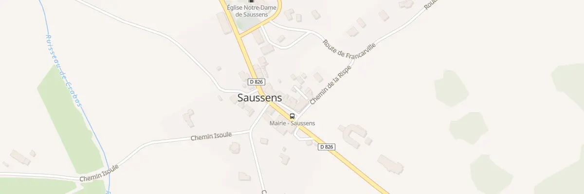 Plan du 24 Le Village à Saussens