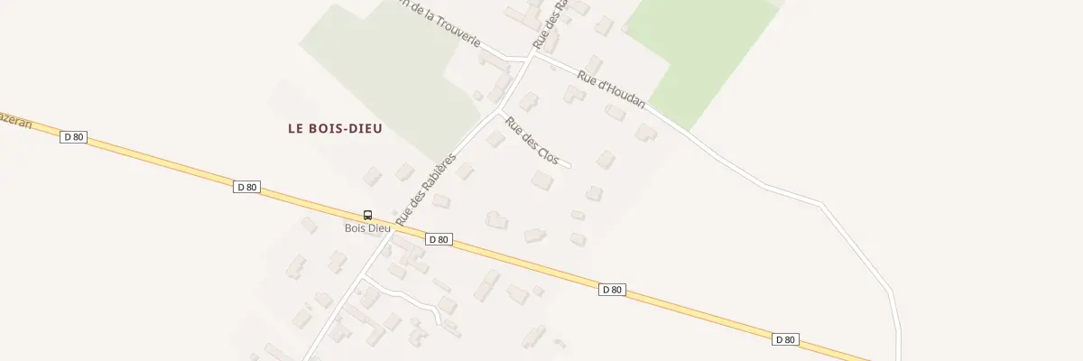 Plan du 1 Rue des Clos à Hermeray
