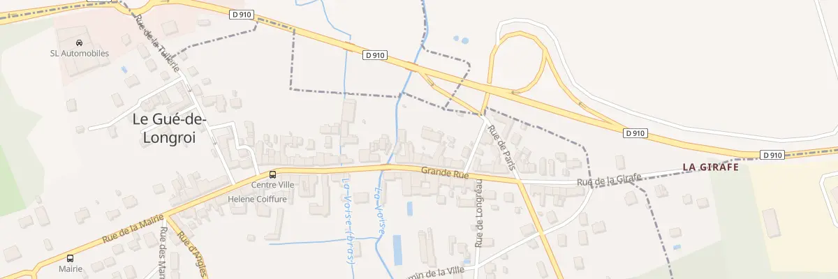 Plan du 16 Grande Rue au Gué-de-Longroi
