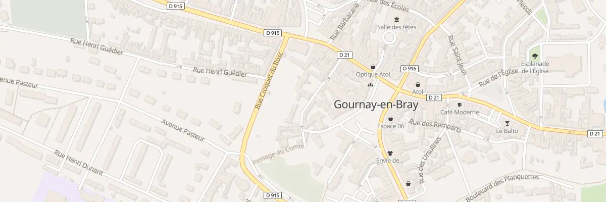 Plan du 24 Rue de la Halle à Gournay-en-Bray