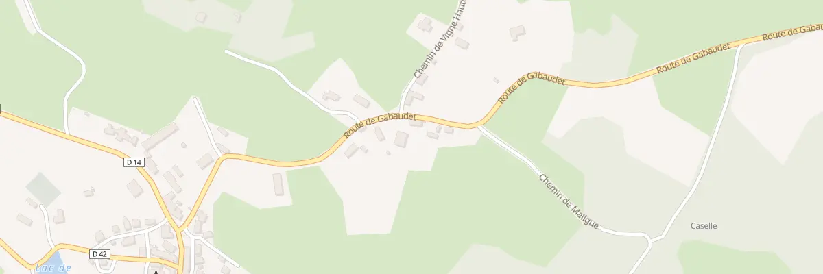 Plan du 5010 Croix d’Amont à Reilhac