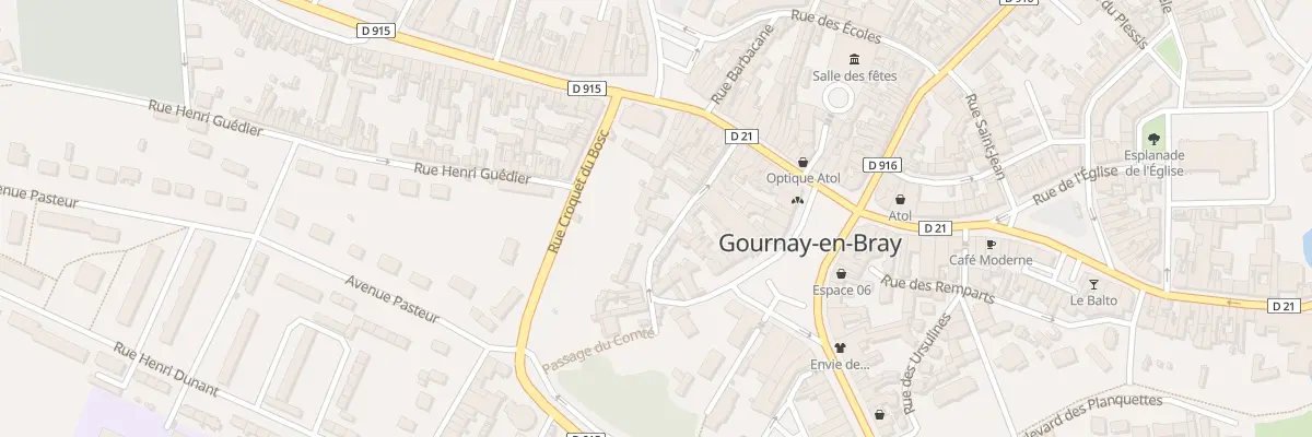 Plan du 22A Rue de la Halle à Gournay-en-Bray