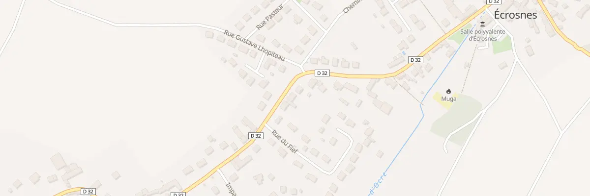 Plan du 3 Rue de Chartres à Écrosnes
