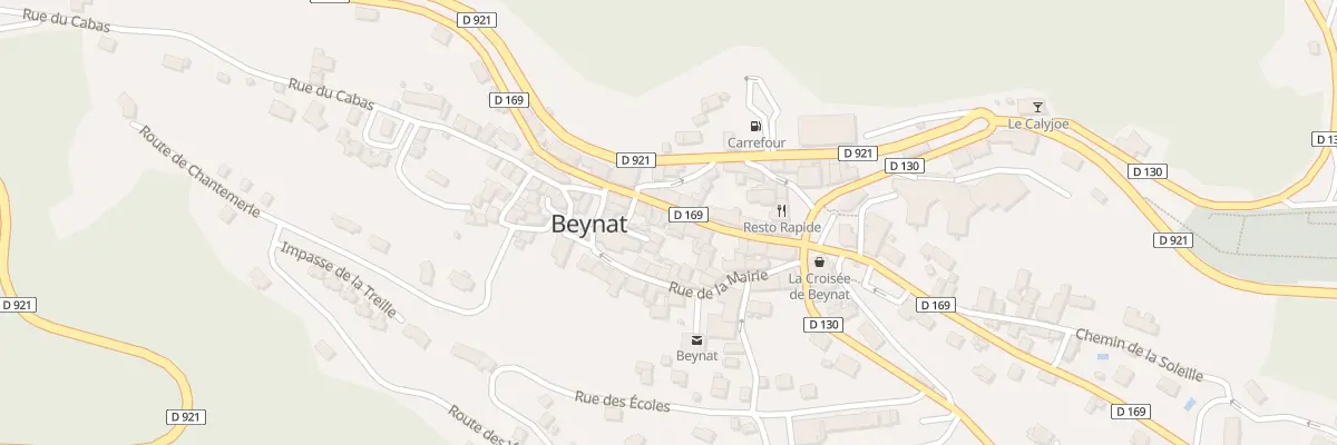 Plan du 5007 Rue Jean Moulin à Beynat