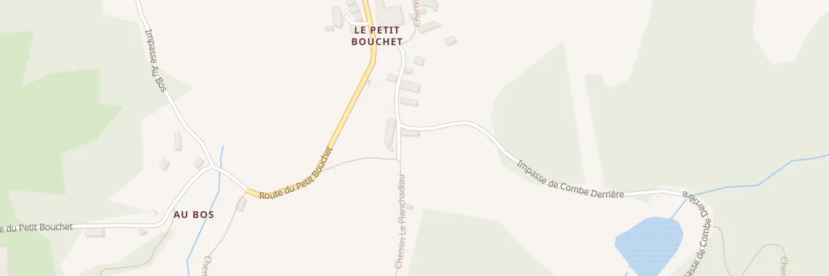 Plan du 4 Imp de Combe Derrière à Domps