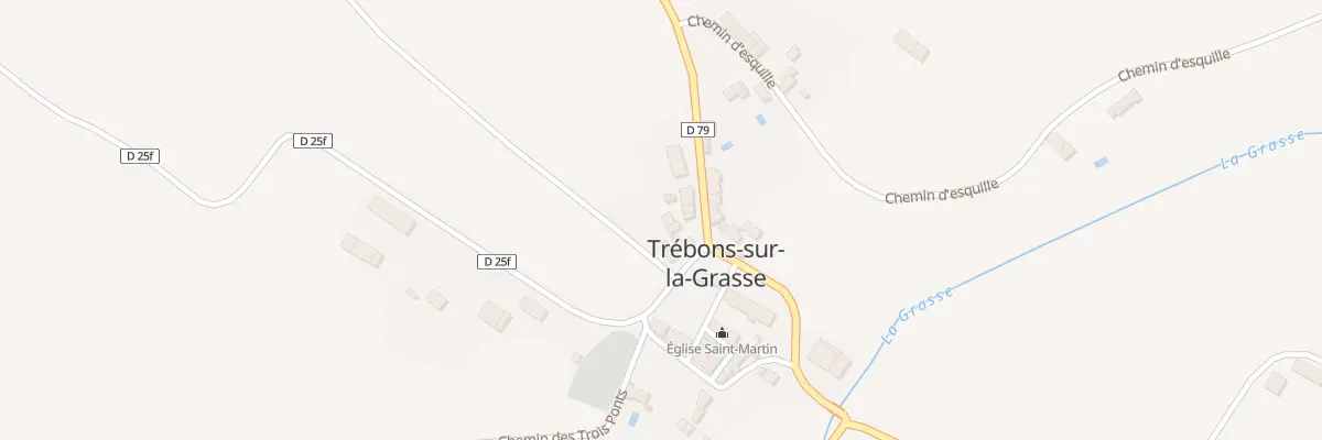 Plan du 9001 Village à Trébons-sur-la-Grasse