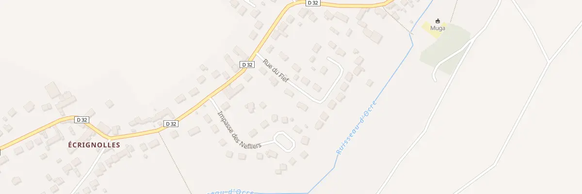 Plan du 6 Rue du Fief à Écrosnes