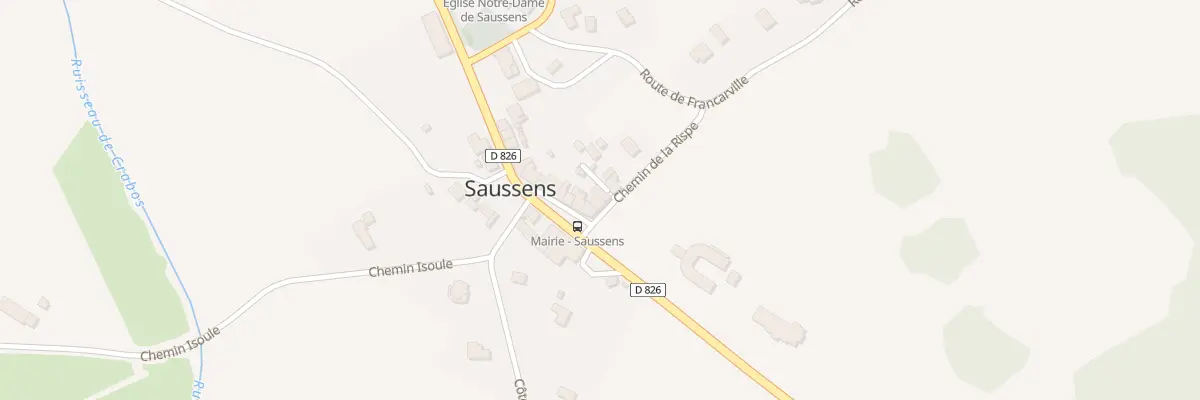 Plan du 5 Che de la Rispe à Saussens