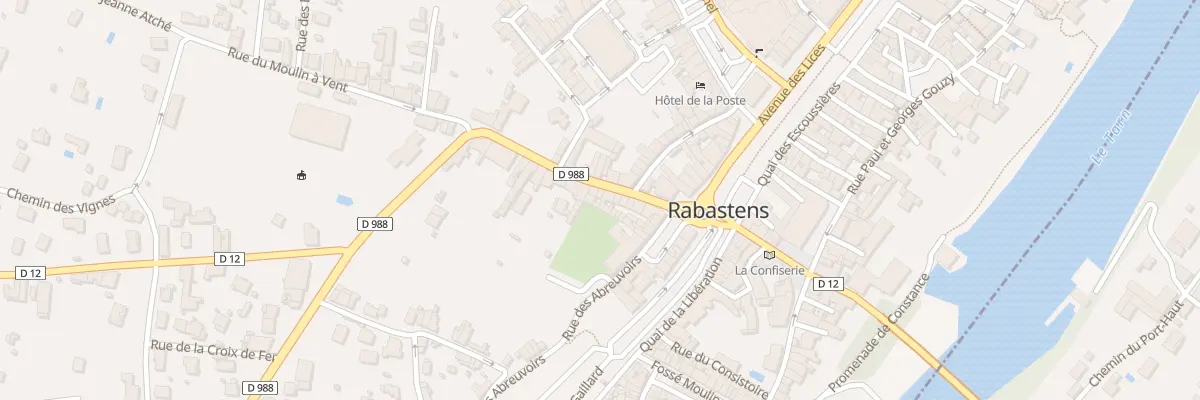 Plan du 13 Rue des Cordeliers à Rabastens