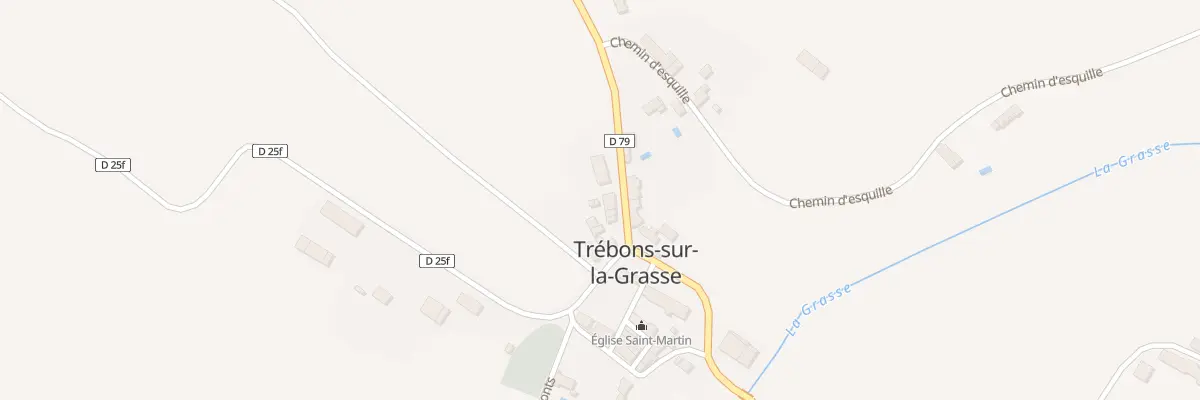 Plan du 51 Rte des Meuniers à Trébons-sur-la-Grasse
