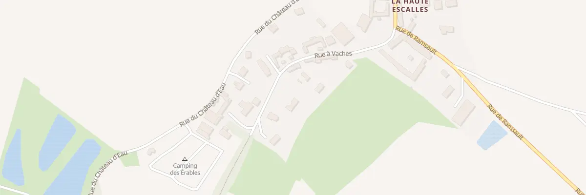 Plan du 15 Rue à Vaches à Escalles