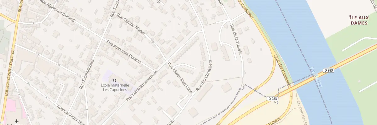Plan du 9 Rue Saint-bonaventure à Mantes-la-Jolie