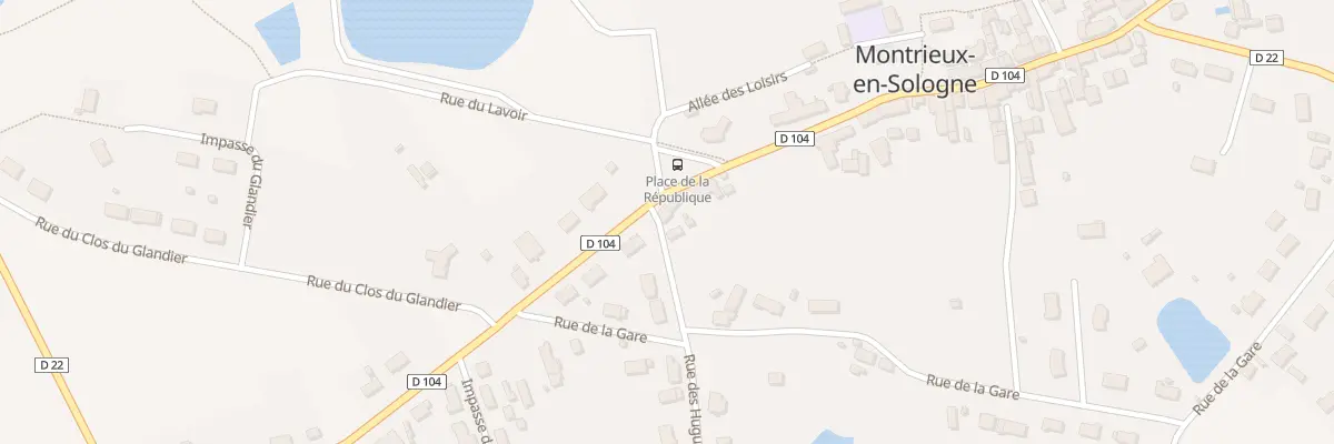 Plan du 35 Rue des Huguenots à Montrieux-en-Sologne