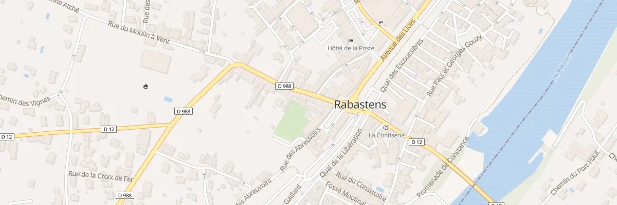 Plan du 9 Rue des Cordeliers à Rabastens