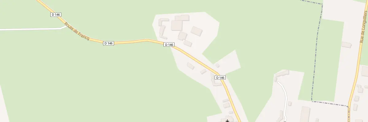Plan du 25 Rte de Frencq à Longvilliers