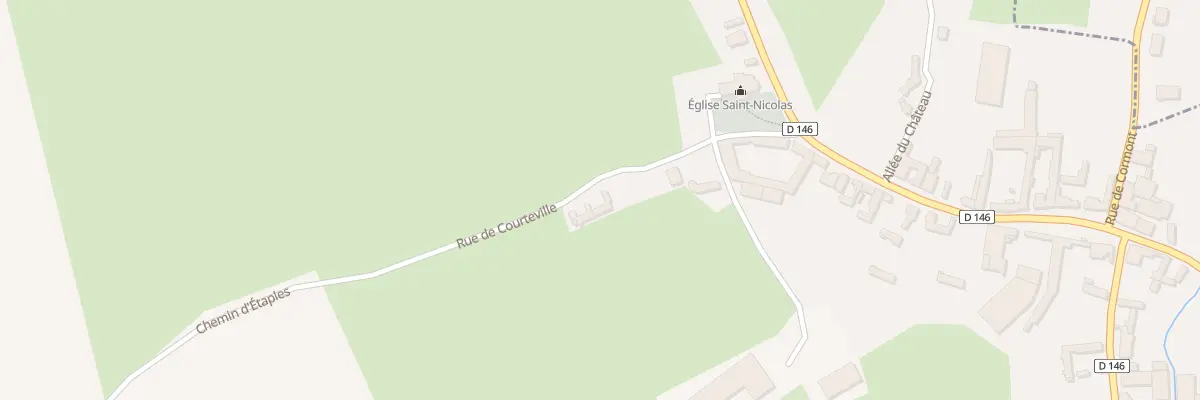 Plan du 3 Rue de Courteville à Longvilliers