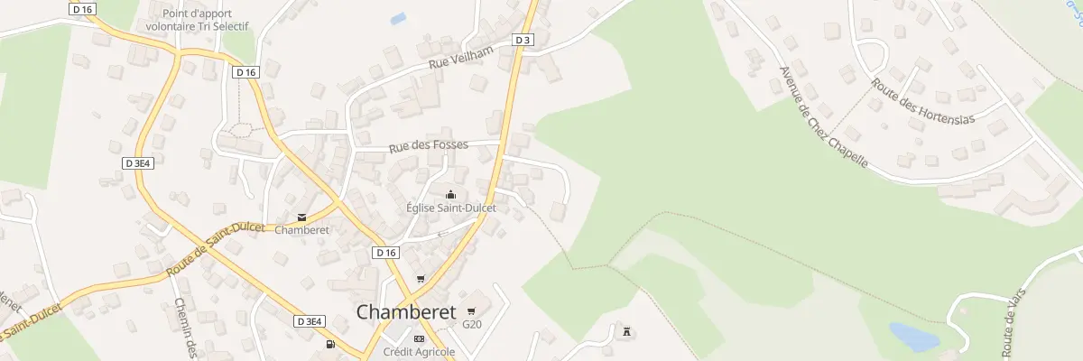 Plan du 2 Imp des Hirondelles à Chamberet