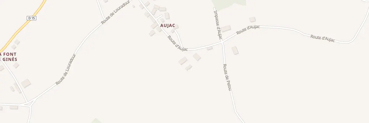 Plan du 190 Rte d’Aujac à La Chapelle-aux-Saints