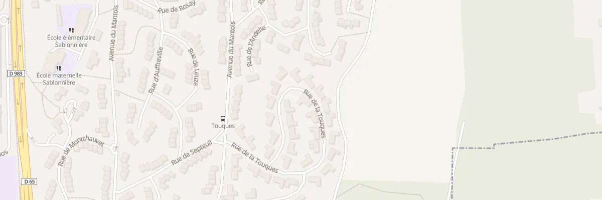 Plan du 15 Rue de la Touques à Mantes-la-Ville