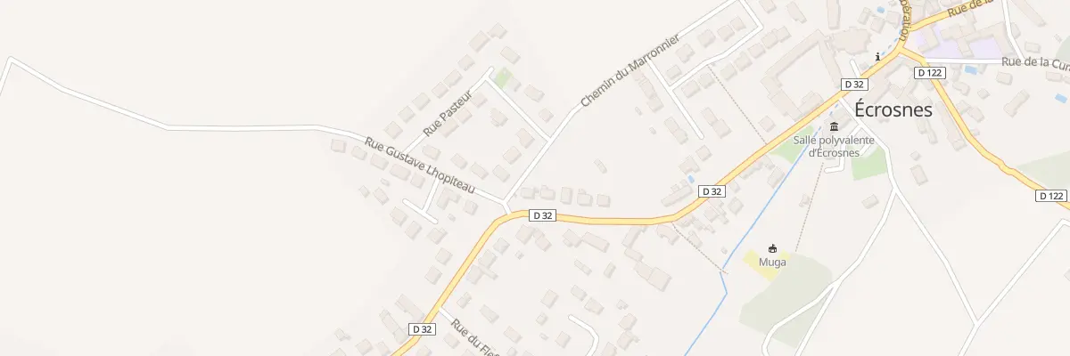 Plan du 18 Rue de la Mairie à Écrosnes