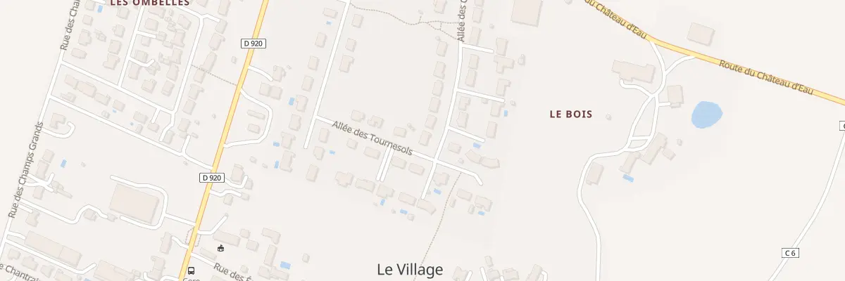 Plan du 78 All des Cèdres à Coings