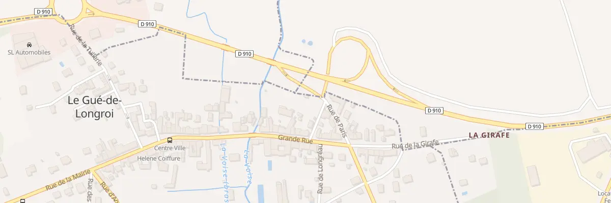 Plan du 2 Rue de Paris au Gué-de-Longroi