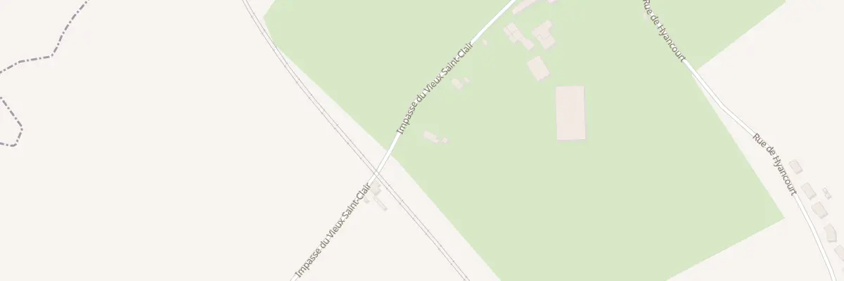 Plan du 5 Imp du Vieux Saint-clair à Saint-Quentin-des-Prés