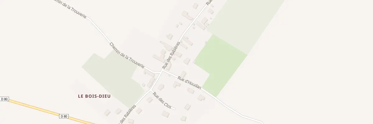 Plan du 10B Rue des Rabières à Hermeray