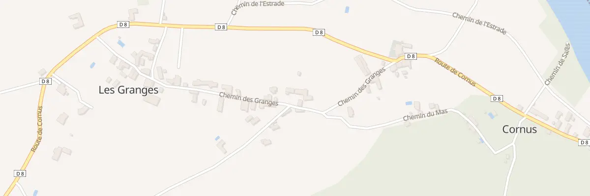 Plan du 68 Les Granges à Cénevières