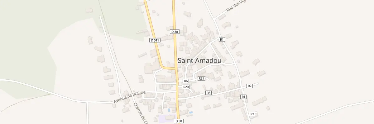Plan du 9 Rue Gravielle à Saint-Amadou