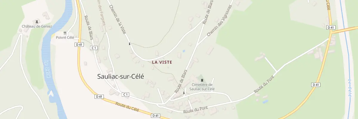 Plan du 5016 La Viste à Sauliac-sur-Célé