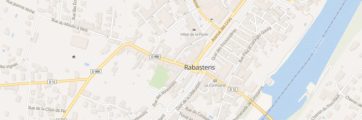 Plan du 2 Rue des Cordeliers à Rabastens