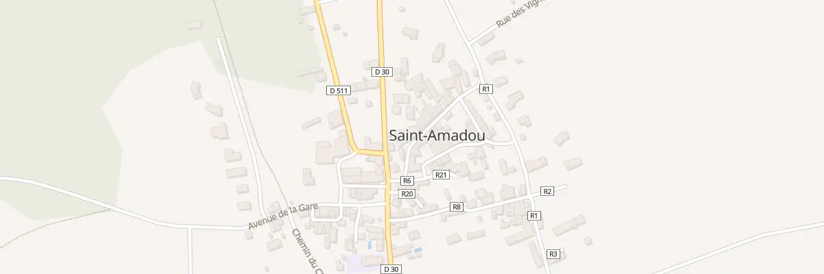 Plan du 11 Rue Gravielle à Saint-Amadou