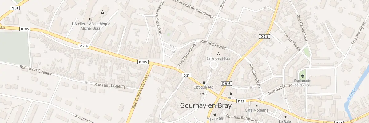 Plan du 4 Rue Barbacane à Gournay-en-Bray