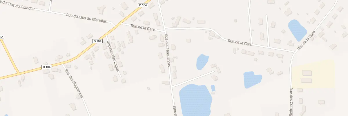 Plan du 25 Rue des Huguenots à Montrieux-en-Sologne