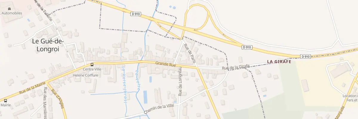 Plan du 6 Grande Rue au Gué-de-Longroi