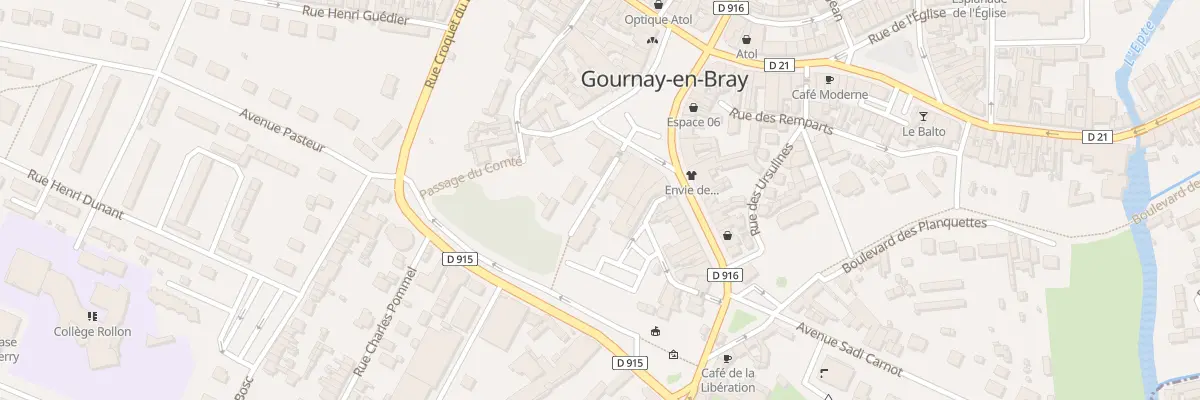 Plan du 9 Pas Montmorency à Gournay-en-Bray