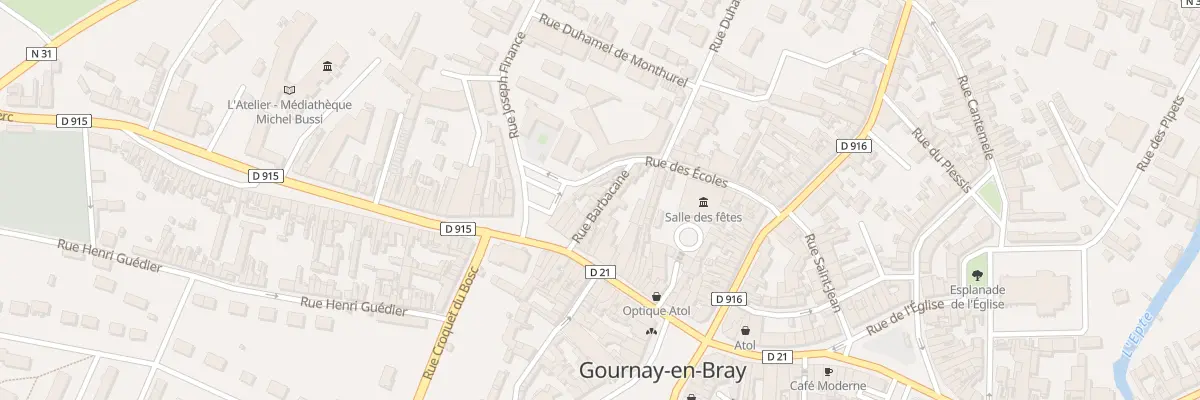 Plan du 11 Rue Barbacane à Gournay-en-Bray