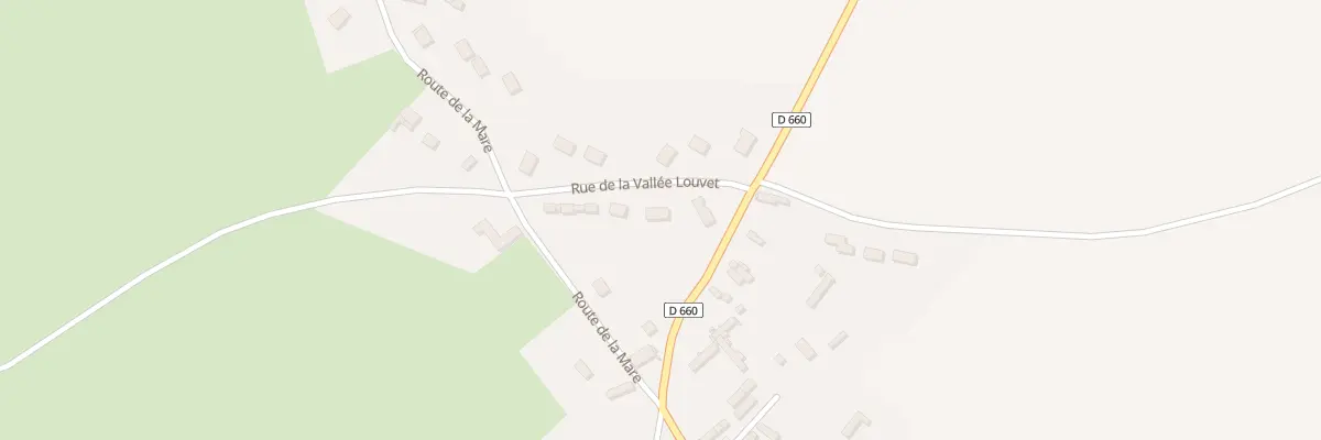 Plan du 3 Rue de la Vallée Louvet à Hébécourt