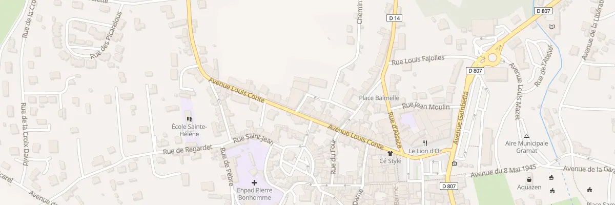 Plan du 13 Rue des Espérières à Gramat