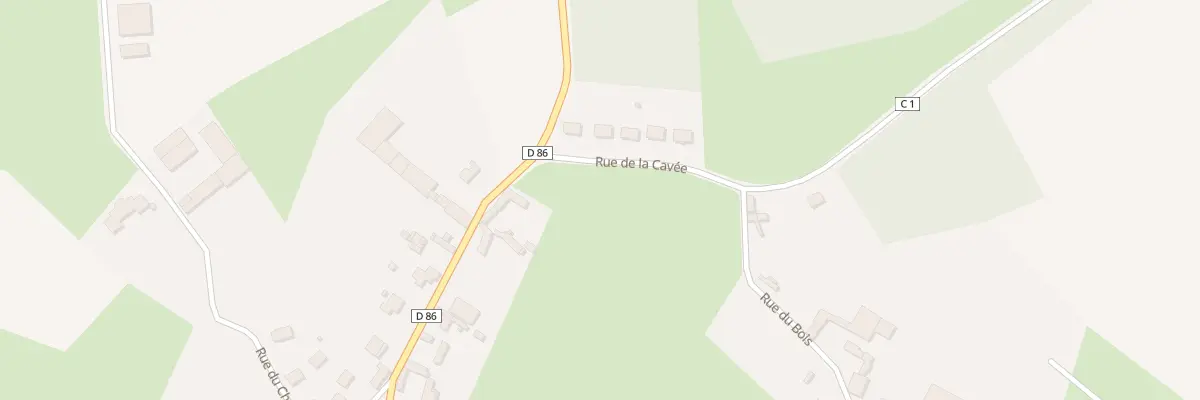Plan du 12 Rue du Calvaire à Ercourt