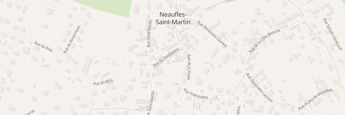 Plan du 6 Rue de la Poste à Neaufles-Saint-Martin