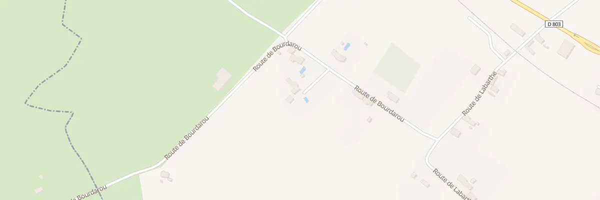 Plan du 219 Rte de Bourdarou à Bétaille