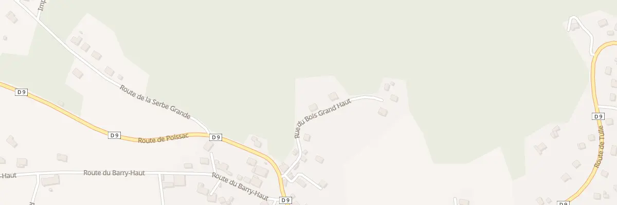 Plan du 9 Rue du Bois Grand Haut à Chameyrat