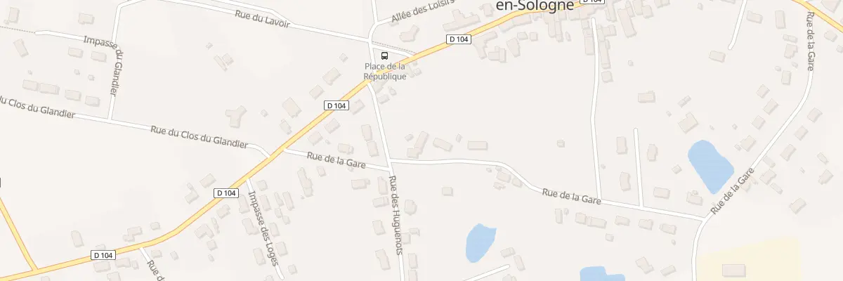 Plan du 6 Rue de la Gare à Montrieux-en-Sologne